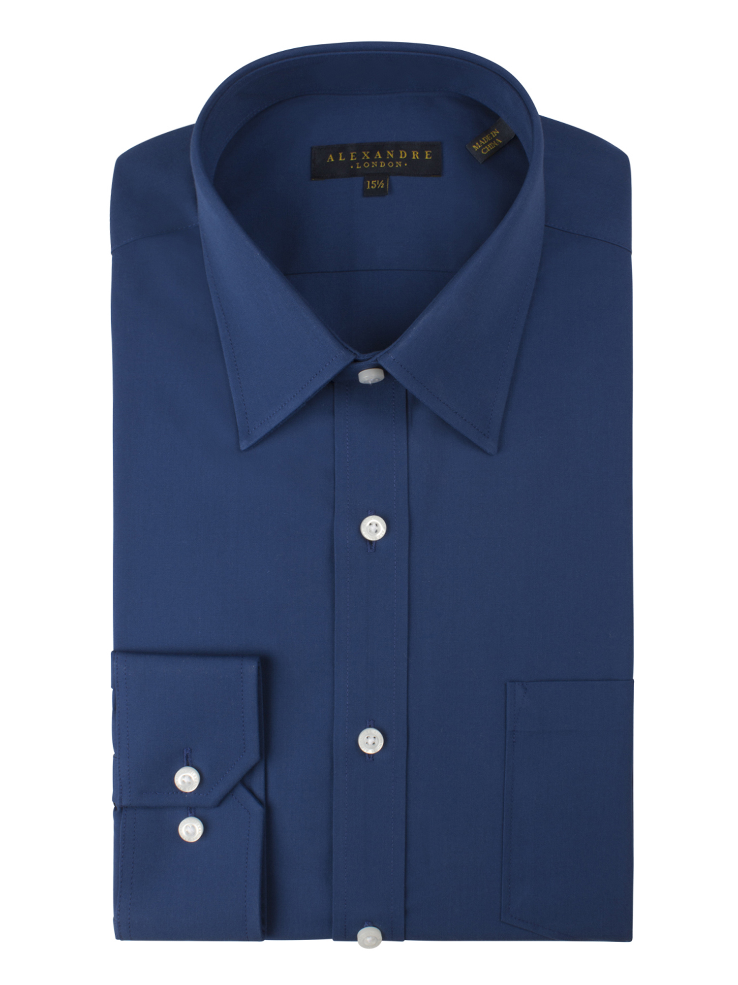 navy poplin